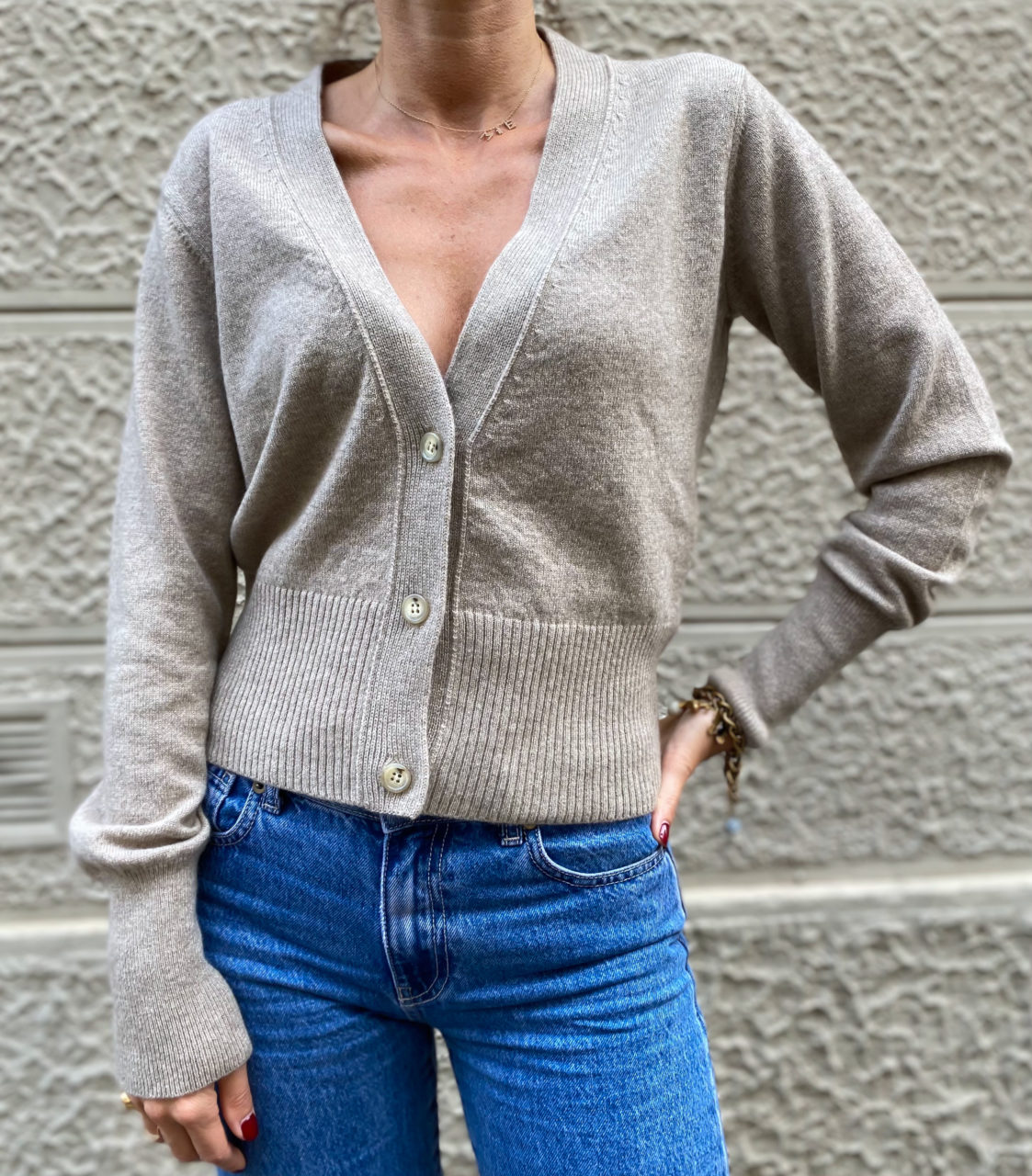 Cardigan in cashmere, COURMAYEUR 2