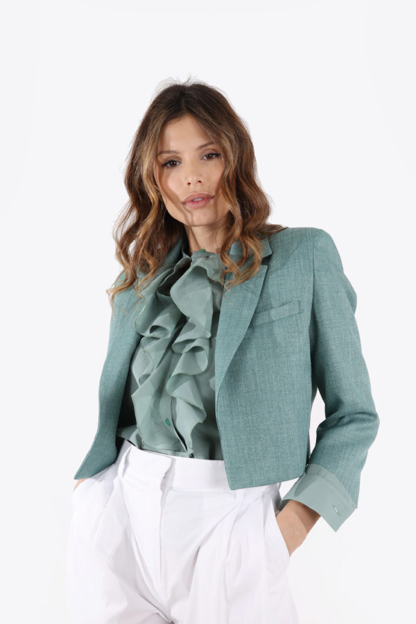 Blazer cropped, TULLIO
