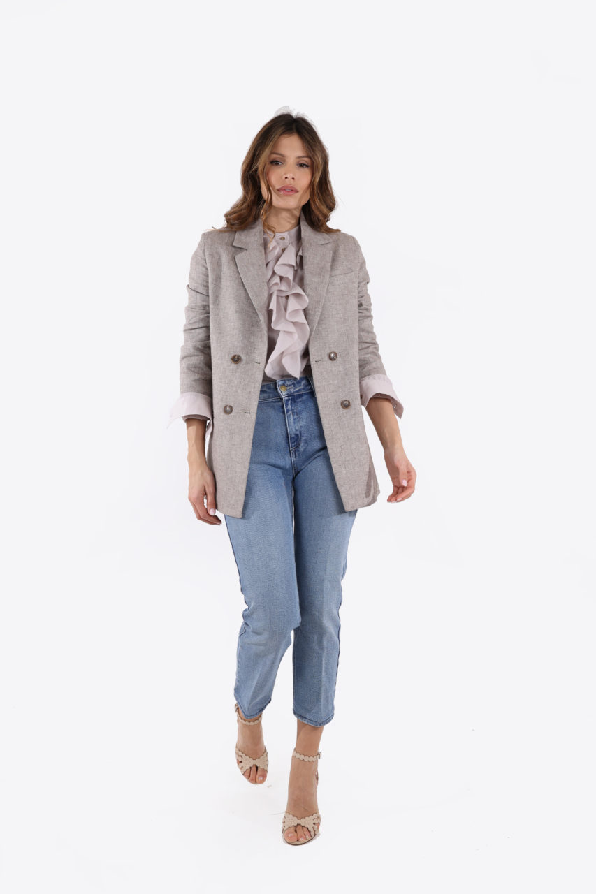 Blazer in lino, ANTONIA 9