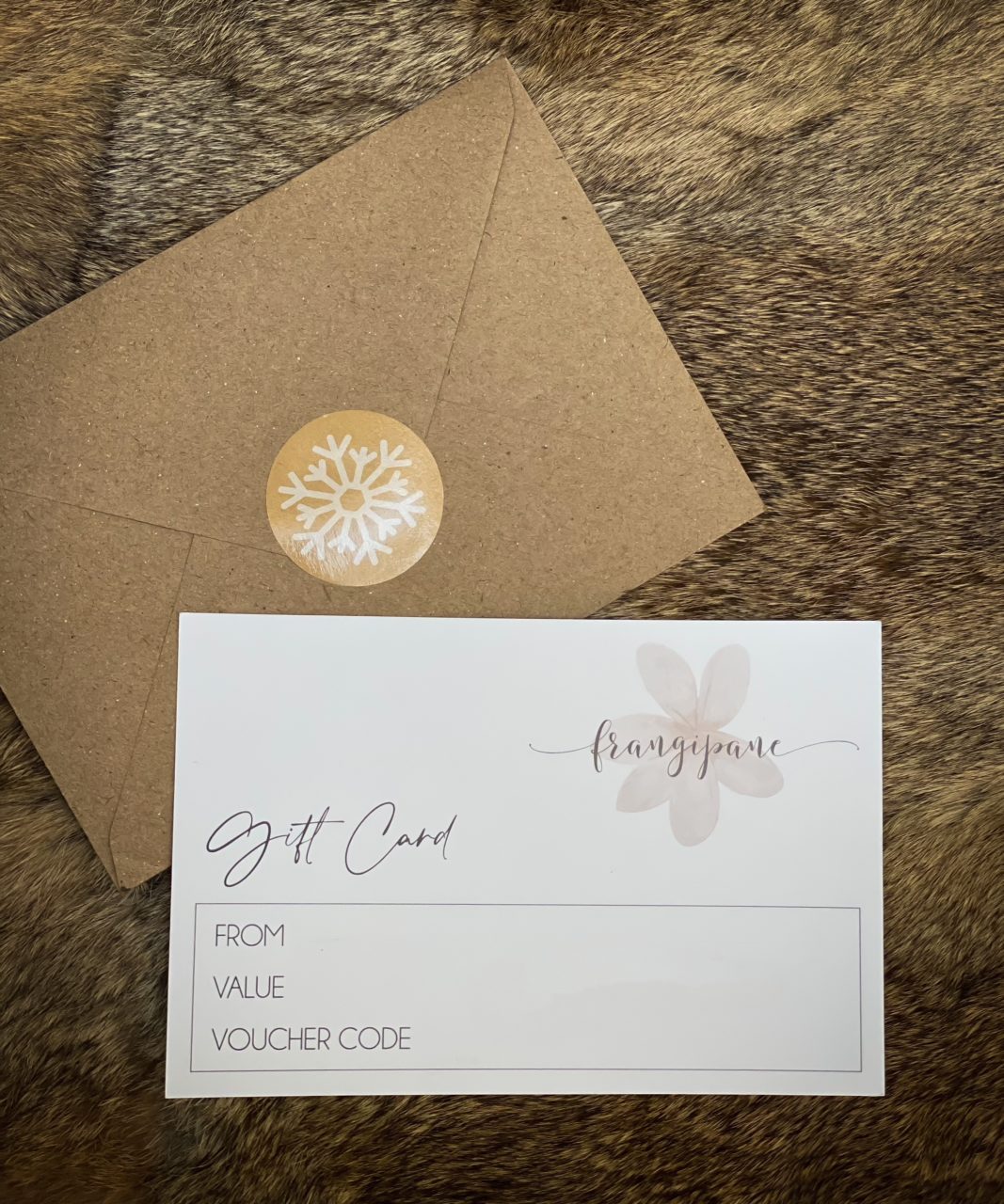 GIFT CARD FRANGIPANE 2