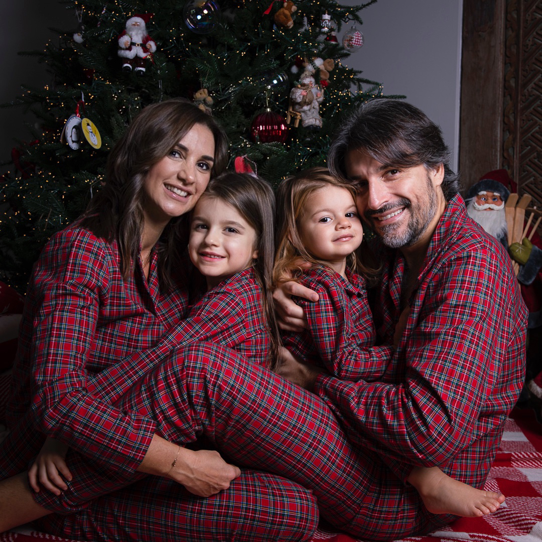 Pigiama famiglia tartan, BABY 2