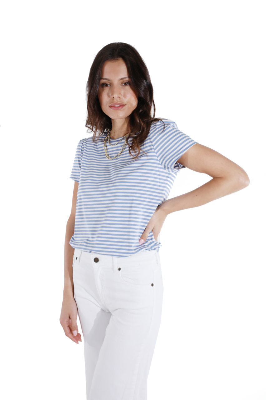 T-shirt a righe manica corta, LAVINIA 4
