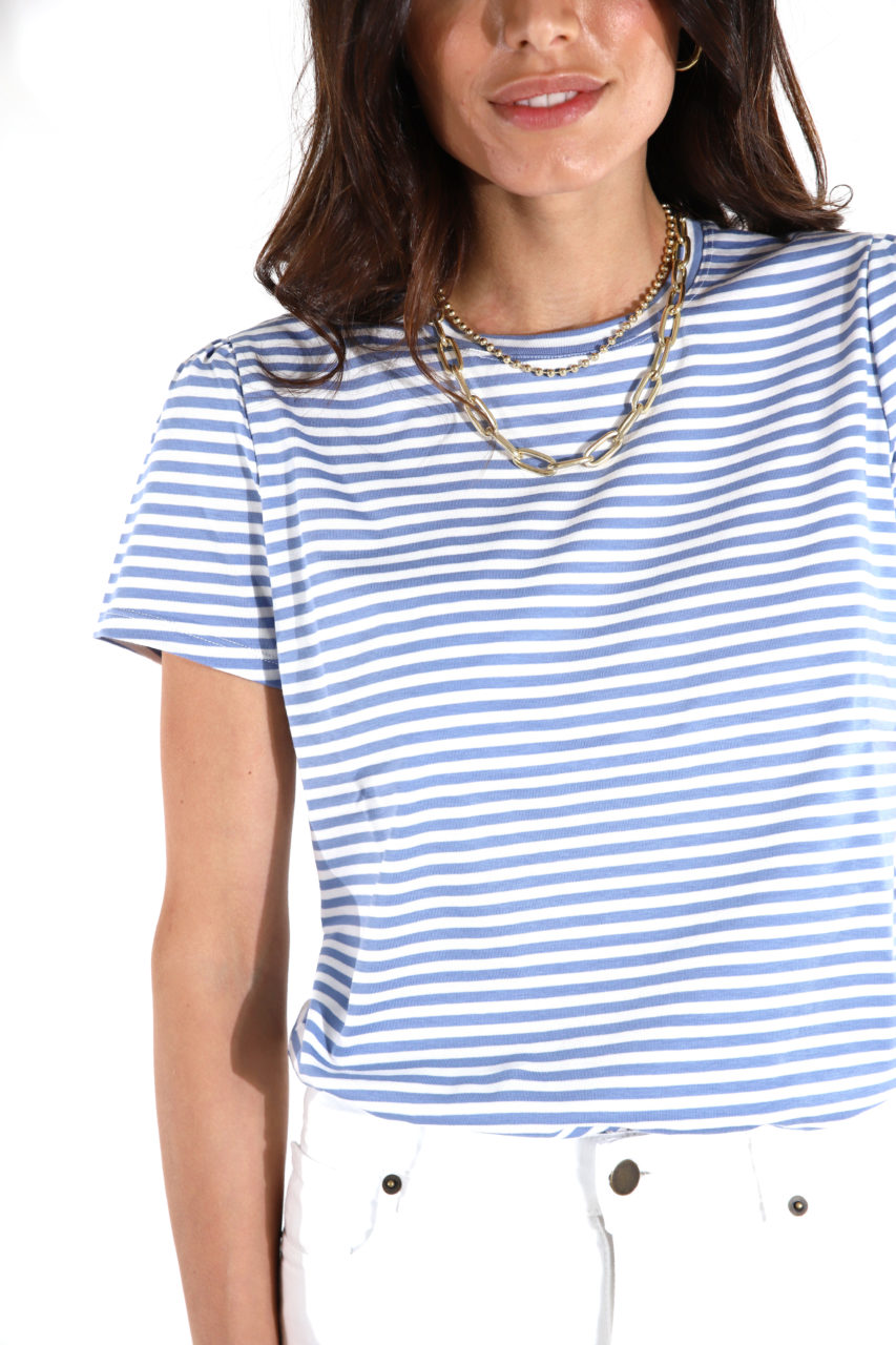 T-shirt a righe manica corta, LAVINIA 5
