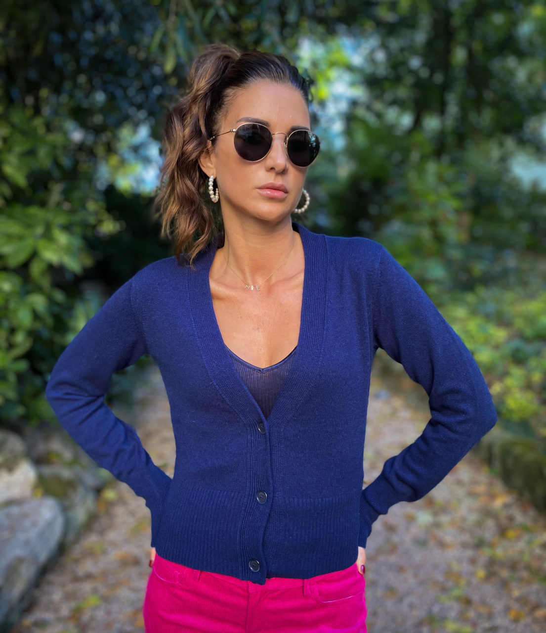 Cardigan in cashmere, COURMAYEUR 3