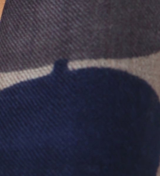 pois grande blu-grigio