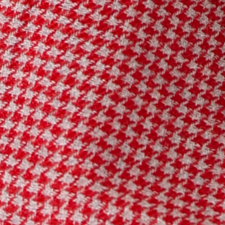 pied de poule rosso-bianco