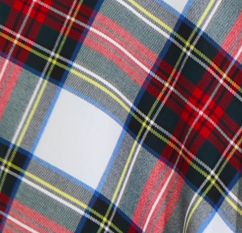 tartan bianco