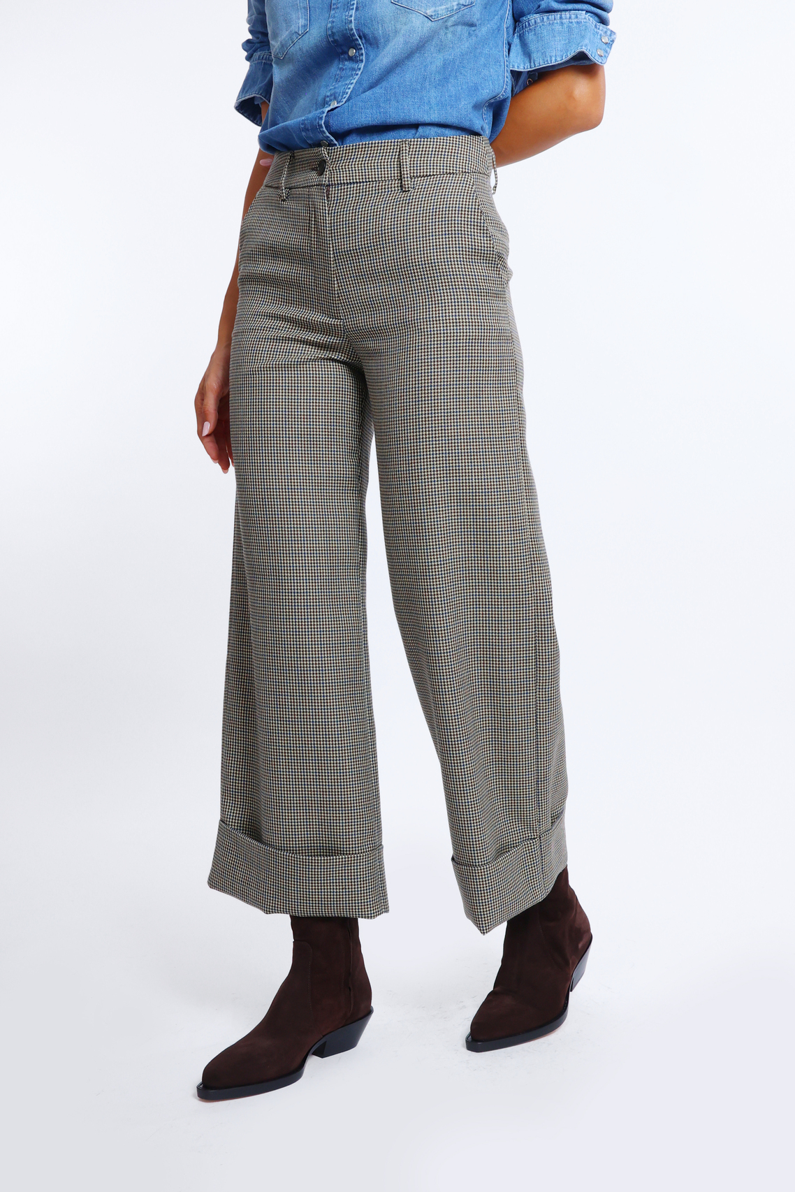 pantalone con risvolto PDP , TUILE