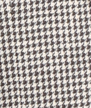 pied de poule marrone - verde - panna