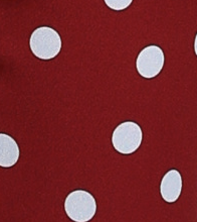 pois bordeaux - azzurro